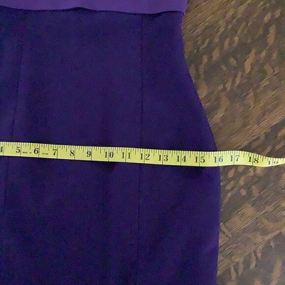 Armani Exchange Purple and a plum Fitted Empire Waist Dress - Picture 9 of 10